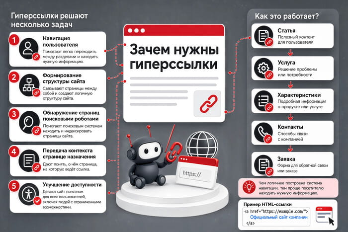 Зачем нужны гиперссылки